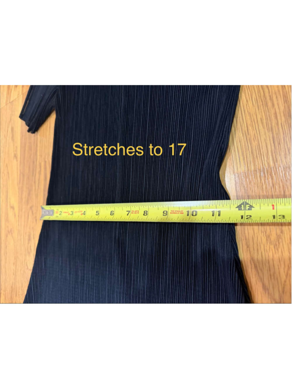 Veeca Black Pleated Lagenlook Midi Dress Sheer Mesh Asymmetrical S - Picture 7 of 11